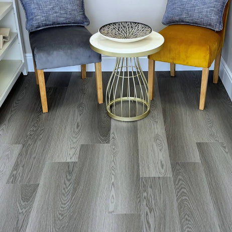 Engrave Oak Grey Luxury Vinyl Flooring Plank 7007
