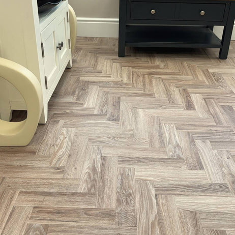 Chic Parquet Mini LVT Flooring Dry Back Blackjack Oak 229