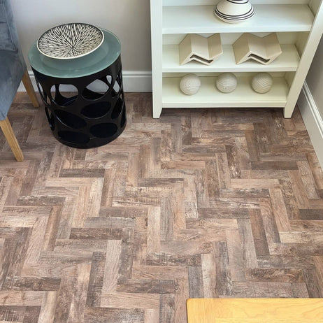 Chic Parquet Mini LVT Flooring Dry Back Country Oak 852