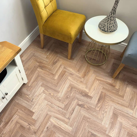 Chic Parquet Mini LVT Flooring Dry Back Sierra Oak 346