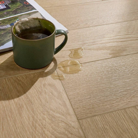 Aqua Plank Pure Oak Herringbone Click Vinyl