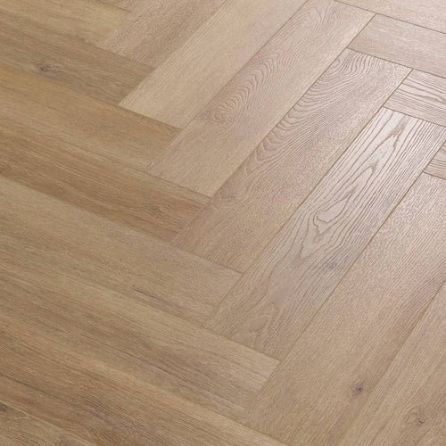 Aqua Plank Columbian Oak Herringbone Click Vinyl