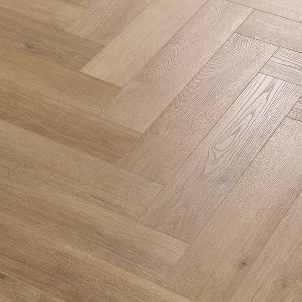 Aqua Plank Columbian Oak Herringbone Click Vinyl