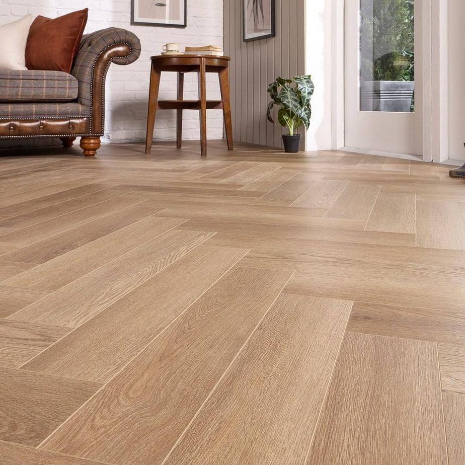 Aqua Plank Pendosa Oak Herringbone Click Vinyl