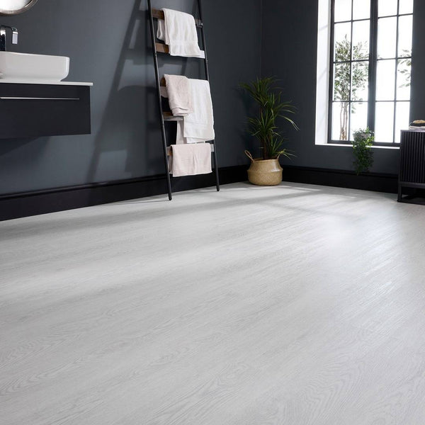 Aqua Plank White Antique Oak Click Vinyl