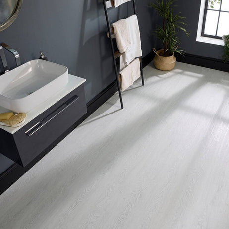 Aqua Plank White Antique Oak Click Vinyl