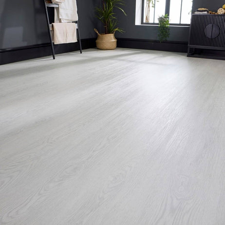 Aqua Plank White Antique Oak Click Vinyl