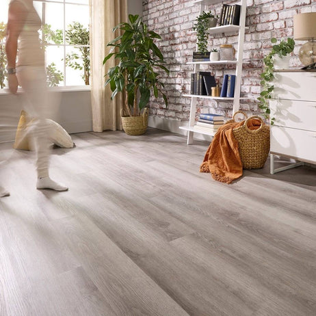 Aqua Plank Metal Oak Click Vinyl Flooring