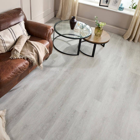 Aqua Plank Shale Grey Oak Click Vinyl Flooring