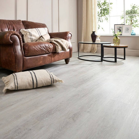 Aqua Plank Shale Grey Oak Click Vinyl Flooring