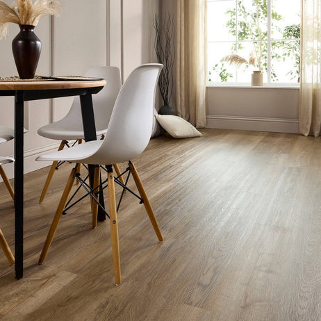 Aqua Plank Saddle Oak Click Vinyl Flooring