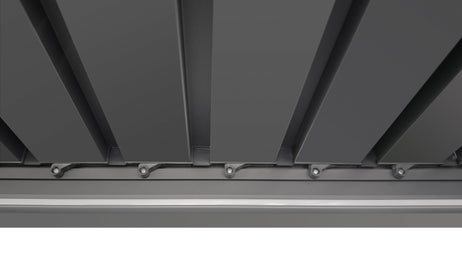 MotaShade™ 3x6m Motorised Aluminium Pergola, Double-Layer Louvres, LEDs & 4 Windscreens