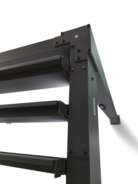 MotaShade™ 3x6m Motorised Aluminium Pergola, Double-Layer Louvres, LEDs & 4 Windscreens