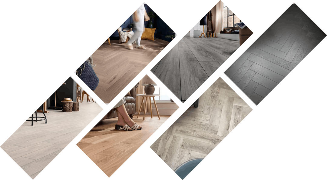 Flooring inspiration collage
